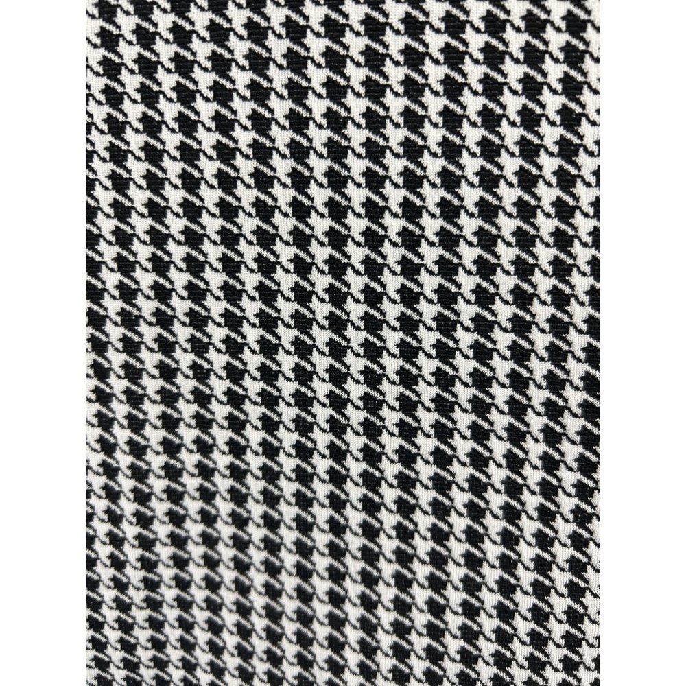 Nine West NWT Women's Houndstooth Black & Ivory Lined Skirt Size XS - Picture 2 of 9